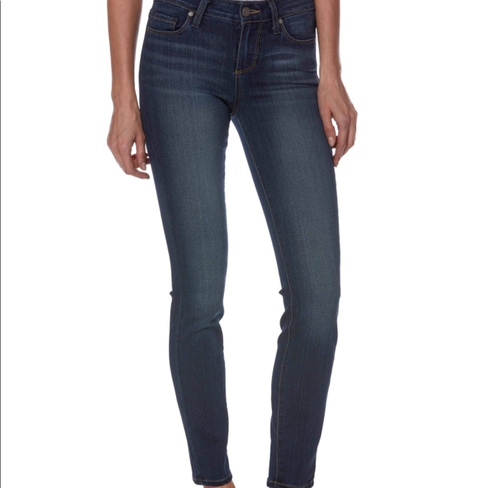 Paige ankle mid rise skinny jean size 25